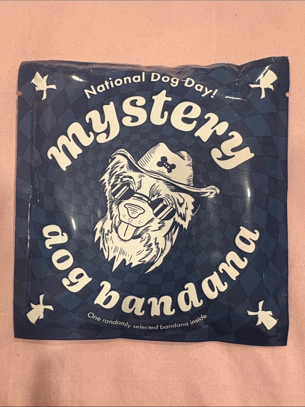 Mystery Dog Bandana - Navy Blue